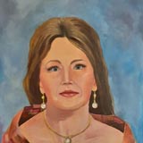 portret : Joanna Podolak, olej, płótno